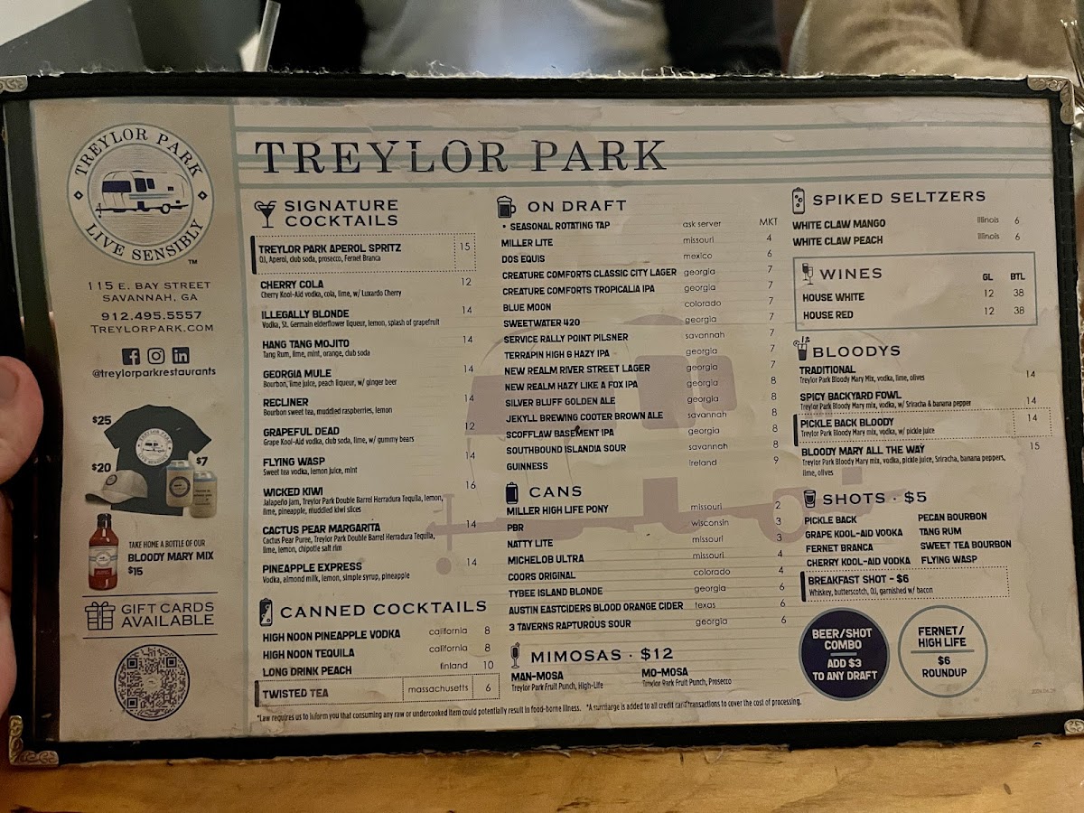 Treylor Park Menu - Image 6